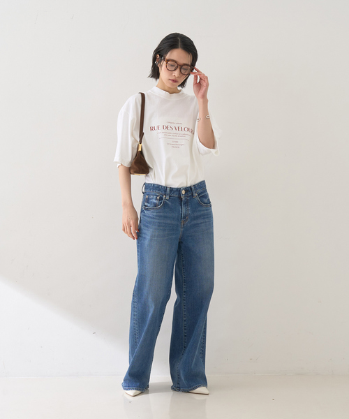 Rouge vif Anna(ルージュヴィフアンナ)の「ピグメントロゴBIG Tシャツ(Tシャツ/カットソー・レディース・クリーム/ホワイト・フリー)」の13枚目の写真