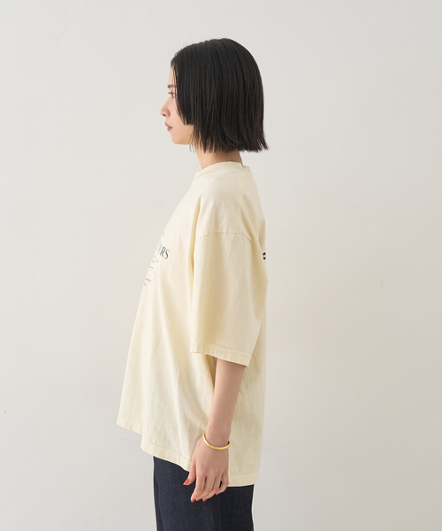 Rouge vif Anna(ルージュヴィフアンナ)の「ピグメントロゴBIG Tシャツ(Tシャツ/カットソー・レディース・クリーム/ホワイト・フリー)」の22枚目の写真