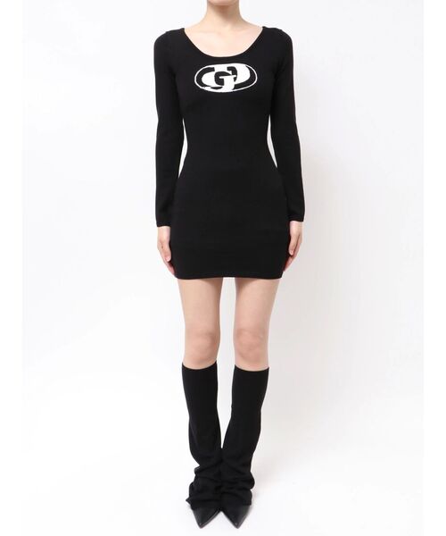 GYDA(ジェイダ)の「レッグウォーマーSET GD インターシャニットワンピース(ワンピース・レディース・ベージュ/グレー/ブラック・FREE)」の13枚目の写真