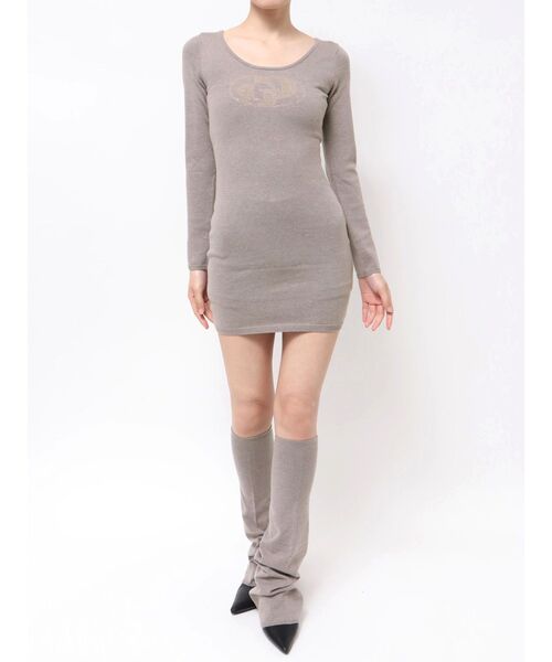 GYDA(ジェイダ)の「レッグウォーマーSET GD インターシャニットワンピース(ワンピース・レディース・ベージュ/グレー/ブラック・FREE)」の21枚目の写真