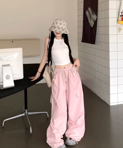 REBALANCE（リバランス）の「カラーカーゴパンツ（カーゴパンツ・レディース・B/C/A・MEDIUM/LARGE）」の7枚目の写真