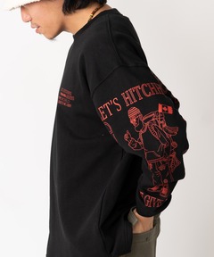 10.3oz HITCH HIKE  スウェットビッグTEE