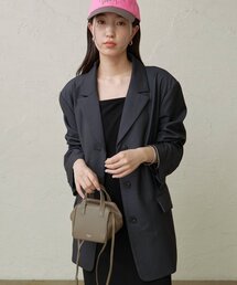古着　ボルドー　セットアップ レディース] ユーズド ジャケットxパンツ セットアップ ボルドー