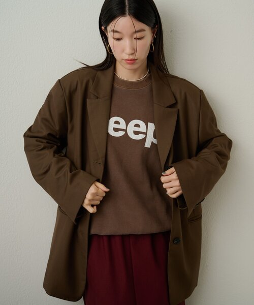 Omekashi(オメカシ)の「パワショルテーラードジャケット(テーラードジャケット・レディース・ネイビー/ボルドー/グレー/ブラウン/キャメル・38/36)」の20枚目の写真