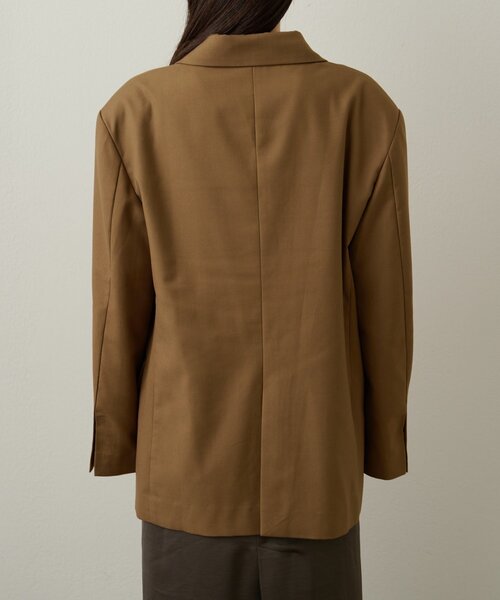 Omekashi(オメカシ)の「パワショルテーラードジャケット(テーラードジャケット・レディース・ネイビー/ボルドー/グレー/ブラウン/キャメル・38/36)」の6枚目の写真