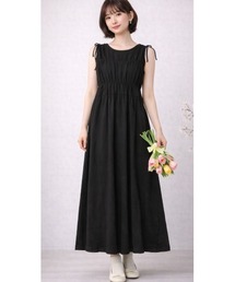 LAUTRE COTE（ロウトレコウト）の「コットンシャーリングノースリーブワンピース（ワンピース）」