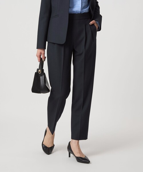 セール】［size SHORT/TALLあり］ダブルクロス テーパード パンツ