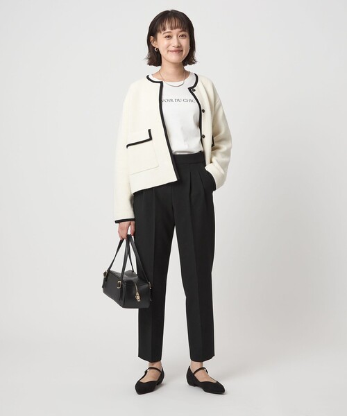 size SHORT/TALLあり］ダブルクロス テーパード パンツ