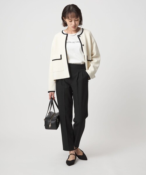 セール】［size SHORT/TALLあり］ダブルクロス テーパード パンツ