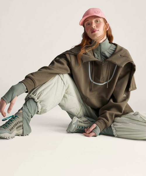 セール】adidas By Stella McCartney ペプラム フーディー / ハーフ