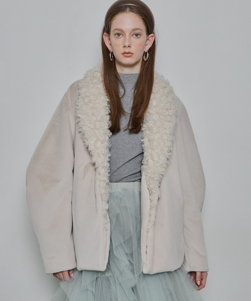 LA BELLE ETUDE（ラベルエチュード）の「カーブスリーブMIXファー