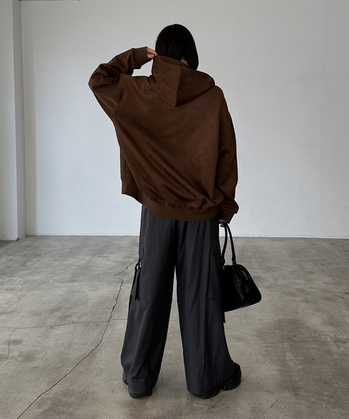 PAGEBOY（ページボーイ）の「TRポケベルカーゴパンツ 【2サイズ展開】（スラックス・レディース・グレー/ブラウン/ブラック・SMALL/MEDIUM）」の13枚目の写真