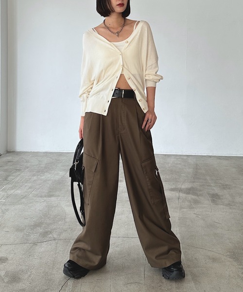 PAGEBOY（ページボーイ）の「TRポケベルカーゴパンツ 【2サイズ展開】（スラックス・レディース・グレー/ブラウン/ブラック・SMALL/MEDIUM）」の15枚目の写真