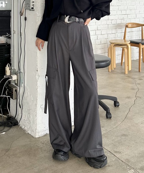 PAGEBOY（ページボーイ）の「TRポケベルカーゴパンツ 【2サイズ展開】（スラックス・レディース・グレー/ブラウン/ブラック・SMALL/MEDIUM）」の22枚目の写真