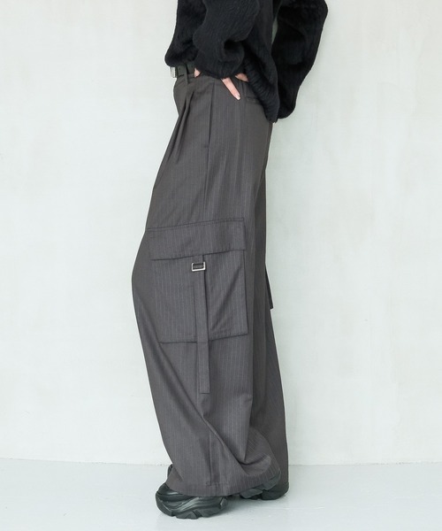 PAGEBOY（ページボーイ）の「TRポケベルカーゴパンツ 【2サイズ展開】（スラックス・レディース・グレー/ブラウン/ブラック・SMALL/MEDIUM）」の19枚目の写真