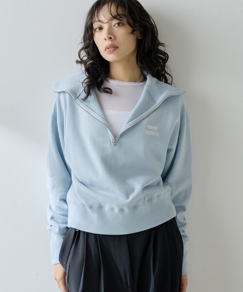 ウィムガゼット　スウェット Whim Gazette（ウィム ガゼット） スウェットカットソー FREE ホワイト