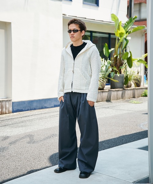 NVRFRGT(ネヴァーフォーゲット)の「FULL ZIP UP HOODIE(パーカー・メンズ・ホワイト/ブラック・1/2)」の19枚目の写真