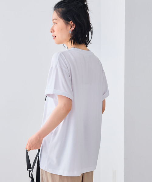 CROSS FUNCTION（クロスファンクション）の「エブ楽 BROOKLYNフォトプリントTシャツ（Tシャツ/カットソー・レディース・ホワイト・FREE）」の7枚目の写真