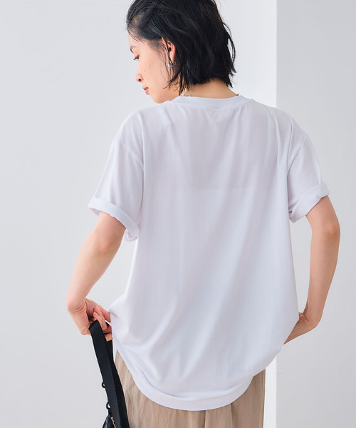 CROSS FUNCTION（クロスファンクション）の「エブ楽 BROOKLYNフォトプリントTシャツ（Tシャツ/カットソー・レディース・ホワイト・FREE）」の8枚目の写真