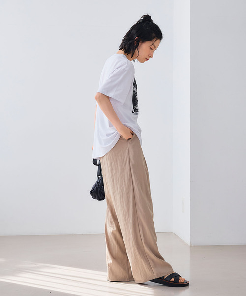 CROSS FUNCTION（クロスファンクション）の「エブ楽 BROOKLYNフォトプリントTシャツ（Tシャツ/カットソー・レディース・ホワイト・FREE）」の12枚目の写真