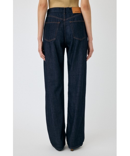 【美品】moussy デニムパンツ 25年AW新作】TENCEL(TM) DENIM STRAIGHT（デニムパンツ