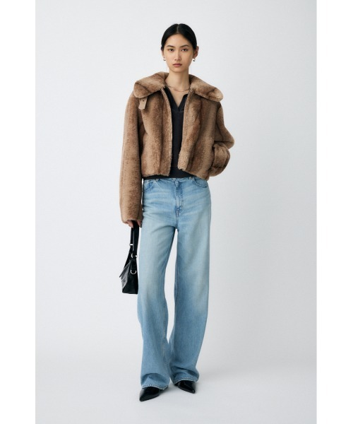 MOUSSY(マウジー)の「TENCEL(TM) DENIM STRAIGHT(デニムパンツ・レディース・ワンウォッシュ/ライトブルー・23inch/24inch/25inch/26inch/27inch)」の18枚目の写真