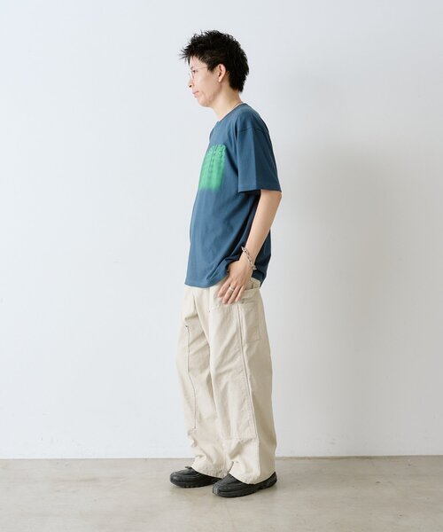 WHIMSIC(ウィムジック)の「【UNISEX】 ミラージュ シルクスクリーン プリントT(Tシャツ/カットソー・レディース・ネイビー/ホワイト・1/2)」の16枚目の写真