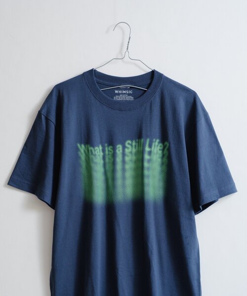 WHIMSIC(ウィムジック)の「【UNISEX】 ミラージュ シルクスクリーン プリントT(Tシャツ/カットソー・レディース・ネイビー/ホワイト・1/2)」の17枚目の写真