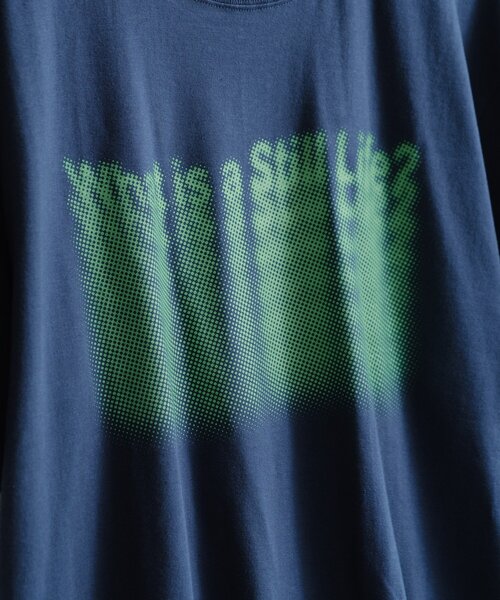 WHIMSIC(ウィムジック)の「【UNISEX】 ミラージュ シルクスクリーン プリントT(Tシャツ/カットソー・レディース・ネイビー/ホワイト・1/2)」の18枚目の写真