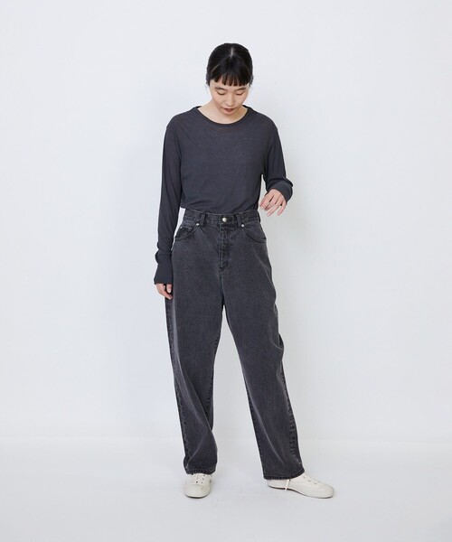 LOISIR(ロワズィール)の「モンローデニム(デニムパンツ・レディース・ブラック系その他/インディゴブルー・40/38/36)」の13枚目の写真