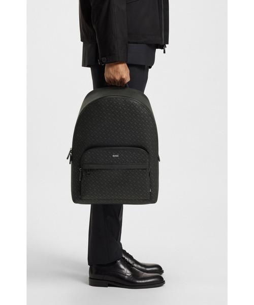 モノグラム バックパック フォイルエンボスロゴ（バックパック