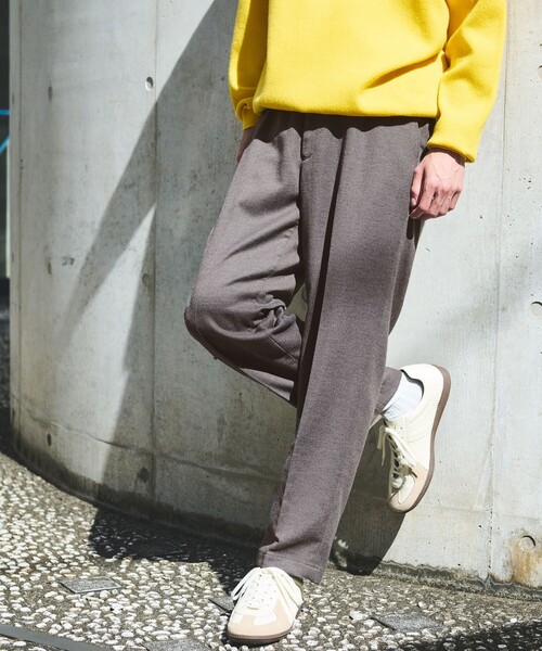 セール】ウォッシャブル フラノ ツイル ワイド ユーティリティパンツ