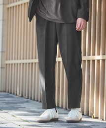 green label relaxing | ウォッシャブル フラノ ツイル ワイド ユーティリティパンツ W2 -ストレッチ-(その他パンツ)