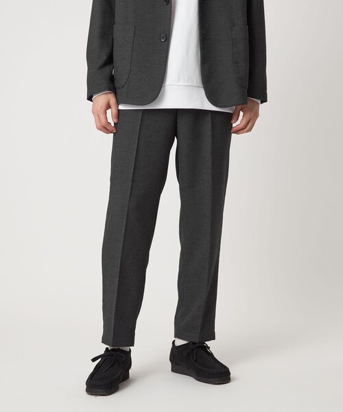 セール】ウォッシャブル フラノ ツイル ワイド ユーティリティパンツ