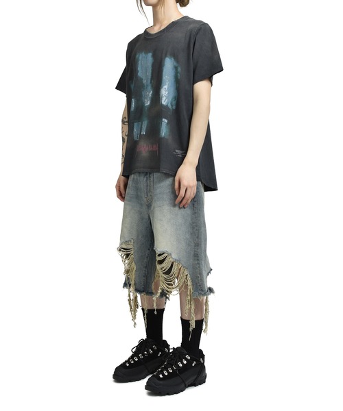 JUN/NAKAYAMA(ジュンナカヤマ)の「ARSON T-SHIRTS(Tシャツ/カットソー・メンズ・ブラック・SMALL/X-LARGE)」の6枚目の写真