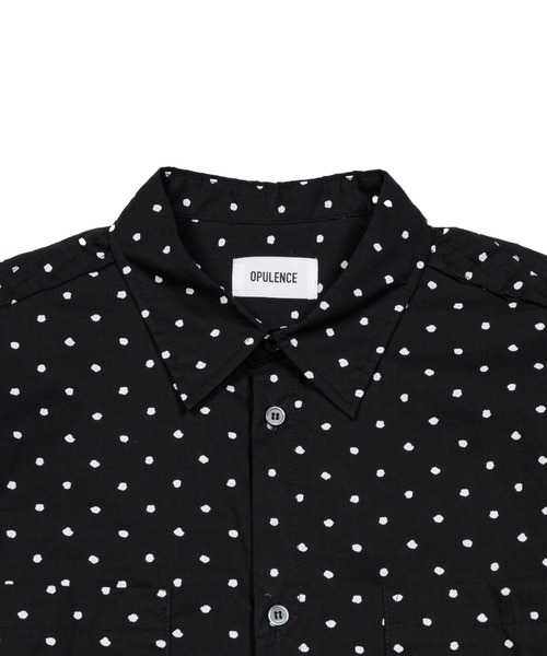 OPULENCE（オーピュレンス）の「Dot Shirt ドットシャツ（シャツ/ブラウス・メンズ・ブラック/ホワイト・FREE）」の17枚目の写真