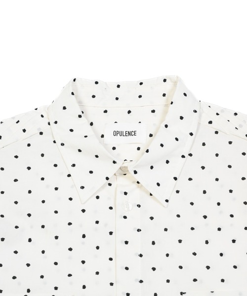 OPULENCE（オーピュレンス）の「Dot Shirt ドットシャツ（シャツ/ブラウス・メンズ・ブラック/ホワイト・FREE）」の6枚目の写真