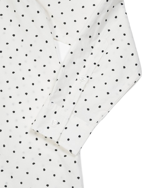OPULENCE（オーピュレンス）の「Dot Shirt ドットシャツ（シャツ/ブラウス・メンズ・ブラック/ホワイト・FREE）」の7枚目の写真