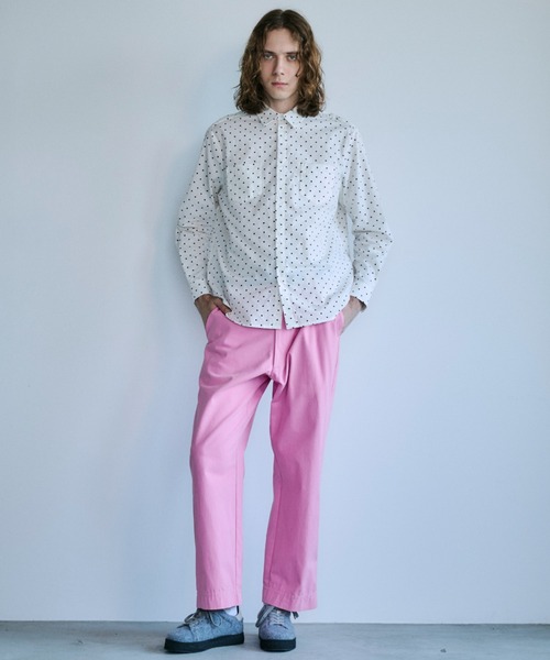 OPULENCE（オーピュレンス）の「Dot Shirt ドットシャツ（シャツ/ブラウス・メンズ・ブラック/ホワイト・FREE）」の3枚目の写真