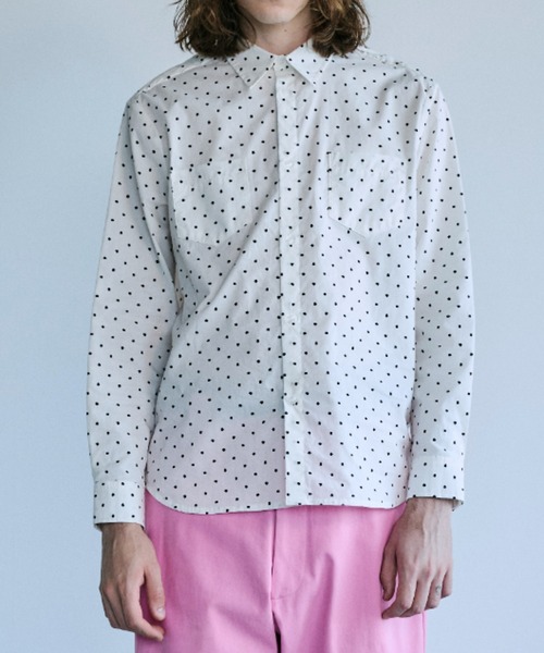 OPULENCE（オーピュレンス）の「Dot Shirt ドットシャツ（シャツ/ブラウス・メンズ・ブラック/ホワイト・FREE）」の11枚目の写真