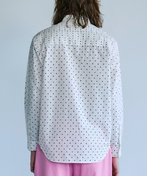 OPULENCE（オーピュレンス）の「Dot Shirt ドットシャツ（シャツ/ブラウス・メンズ・ブラック/ホワイト・FREE）」の13枚目の写真