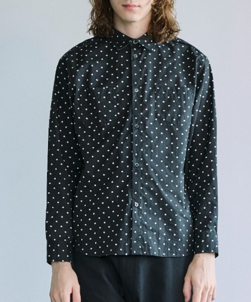 OPULENCE（オーピュレンス）の「Dot Shirt ドットシャツ（シャツ/ブラウス・メンズ・ブラック/ホワイト・FREE）」の22枚目の写真
