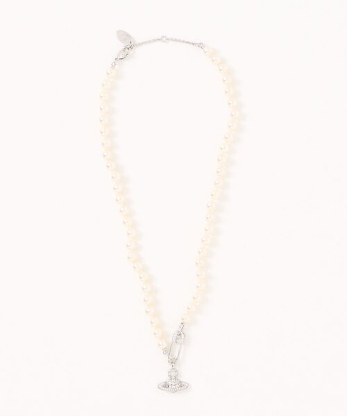 Vivienne Westwood（ヴィヴィアンウエストウッド）の「LUCRECE PEARL NECKLACE（ネックレス・レディース・シルバー/ゴールド・FREE）」の2枚目の写真