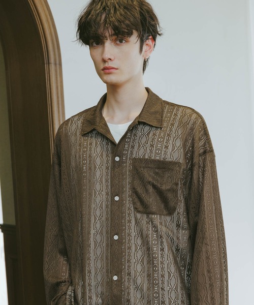 Susiページ3 シンセティックレザー/ビッグシャツ（シャツ/ブラウス