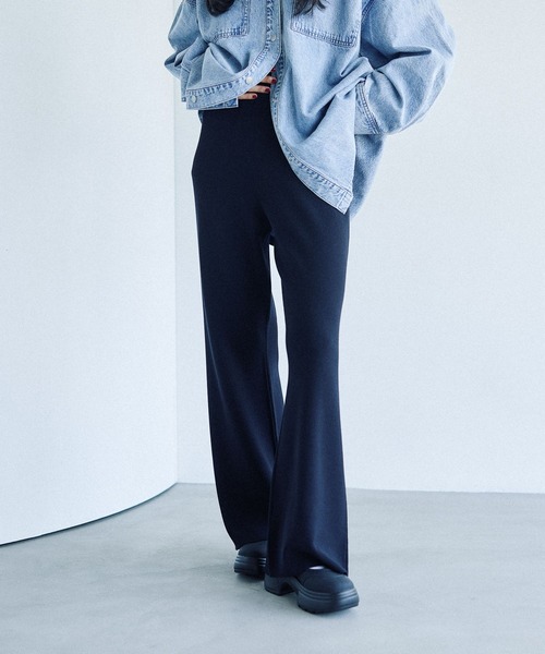 セール】12ゲージ総針フレアパンツ 571632（その他パンツ）｜LEPSIM