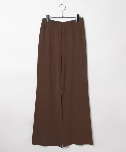 LEPSIM（レプシィム）の「12ゲージ総針フレアパンツ　571632（その他パンツ・レディース・ブラック/ワインレッド/ブラウン・FREE）」の15枚目の写真