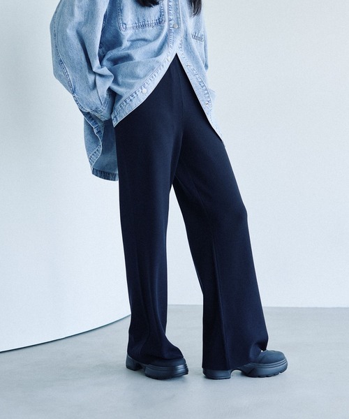 セール】12ゲージ総針フレアパンツ 571632（その他パンツ）｜LEPSIM