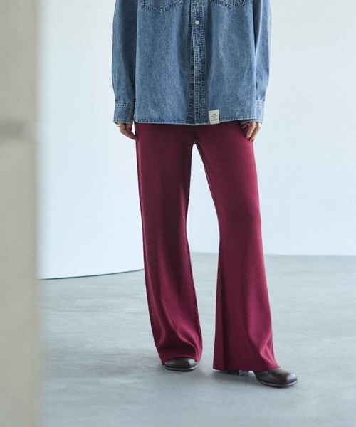 セール】12ゲージ総針フレアパンツ 571632（その他パンツ）｜LEPSIM
