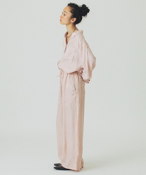 ROSE BUD(ローズバッド)の「FIBRIL SHIRT(シャツ/ブラウス・レディース・ブラック/ピンク/ベージュ・ONE SIZE)」の10枚目の写真
