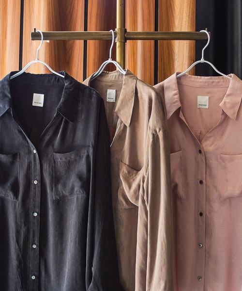 ROSE BUD(ローズバッド)の「FIBRIL SHIRT(シャツ/ブラウス・レディース・ブラック/ピンク/ベージュ・ONE SIZE)」の15枚目の写真